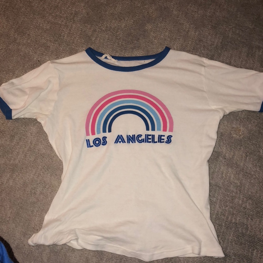 Urban Outfitters “Los Angeles” rainbow shirt